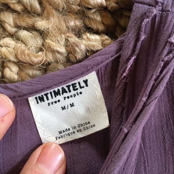 Purple free people tank top - Picture 5 of 5